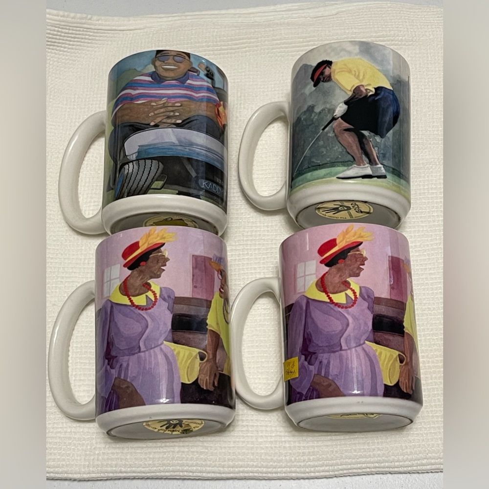 Collectible Large Ceramic Coffee Tea Mugs - Unused
